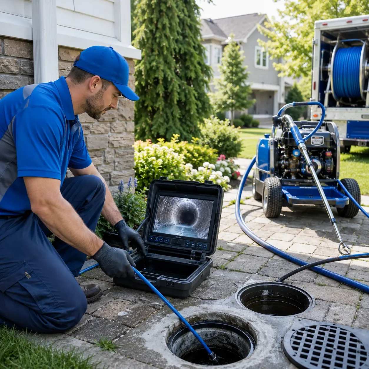 Outdoor drain cleaning professionals serving Woodcliff Lake, NJ